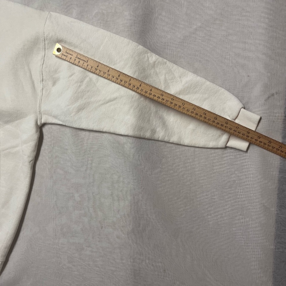 Myra Bag White Crewneck Sweater for Women Size Large Vintage Made by Cheetah. - Picture 5 of 5